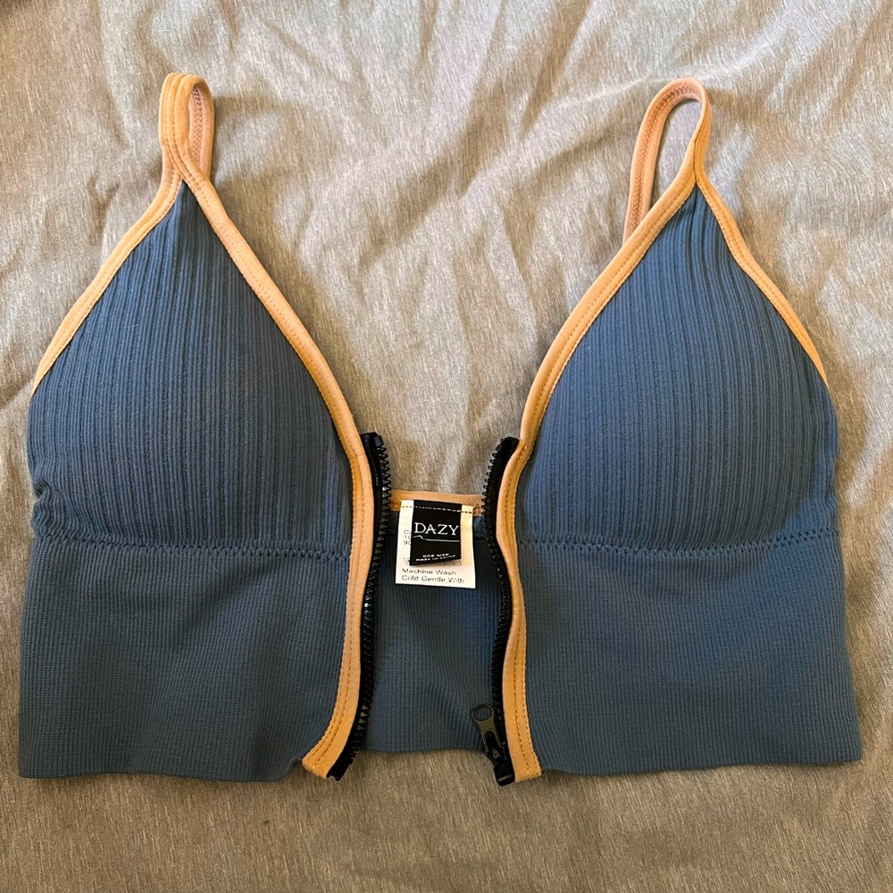 Shein X Dazy crop top